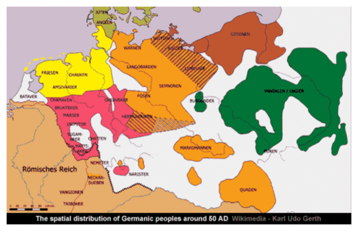 Distribution of Germanic Peoples