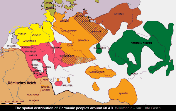 Distribution of Germanic Peoples