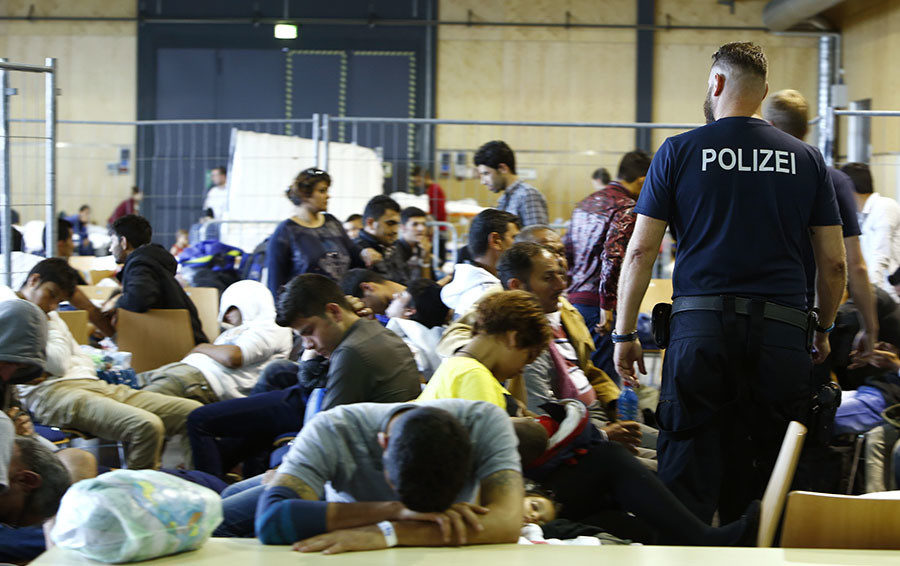 Click to enlarge Asylum seekers