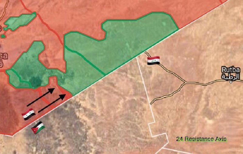 Click to enlarge Jordan triangle map