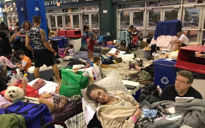 Click to enlarge florida evacuees irma