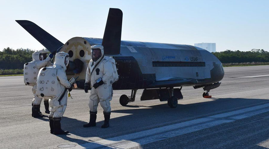 Click to enlarge Air Force's X-37B Orbital Test Vehicle