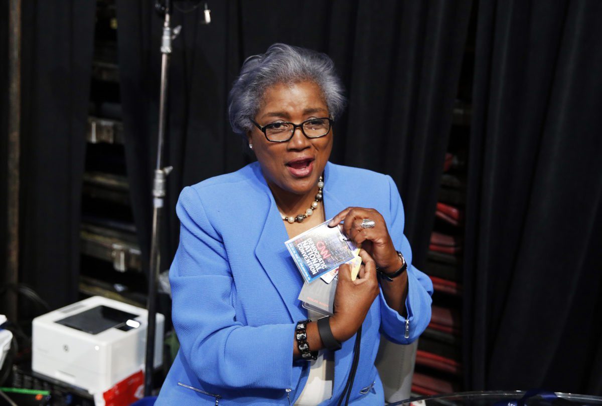 Click to enlarge Donna Brazile CNN DNC