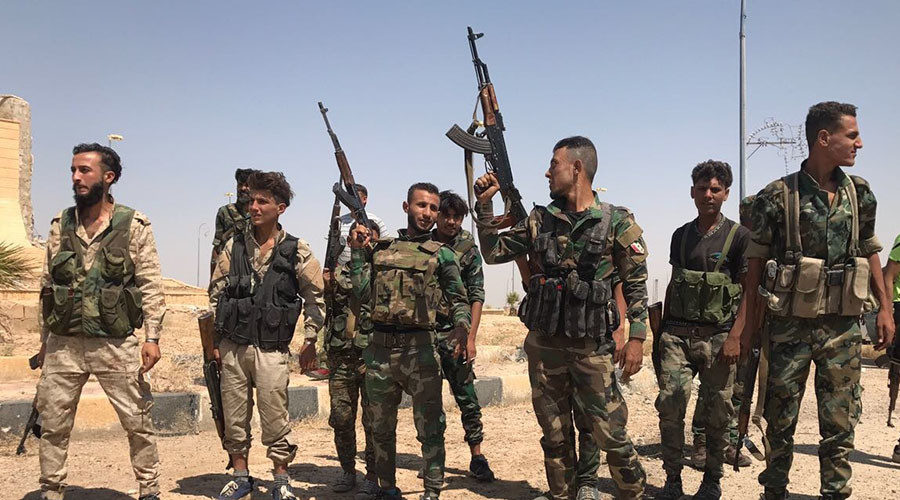 Click to enlarge Troops of the Syrian 5th Army Corps
