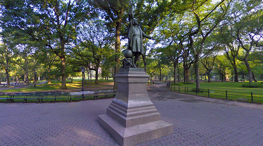 columbus statue central park