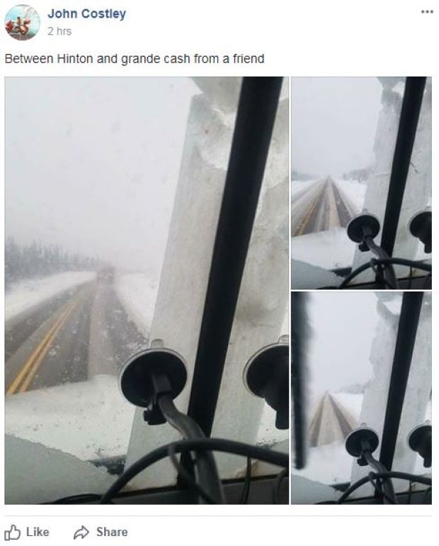 sNOW Near Hinton