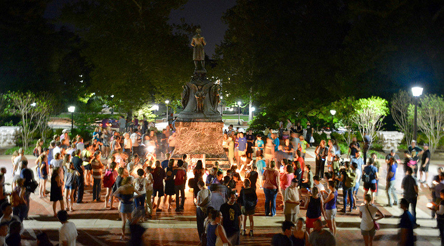 Statue of Thomas Jefferson, Charlottesville, Virginia