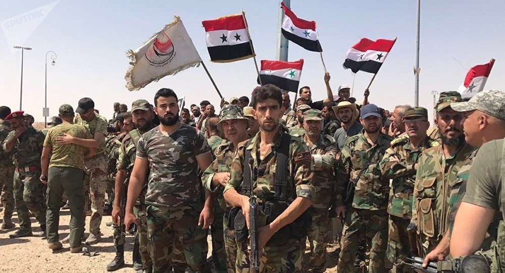 Troops of the Syrian 5th Army Corps