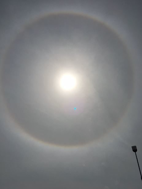 Greensboro sun halo