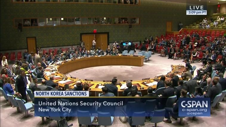 Click to enlarge UN Security Council meeting