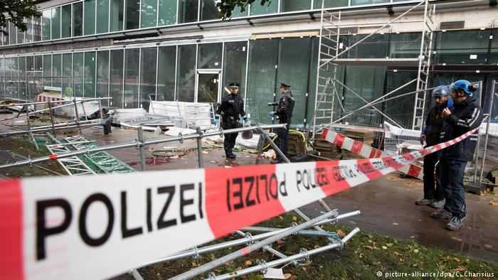 Click to enlarge Windstorm Sebastian damage in Germany