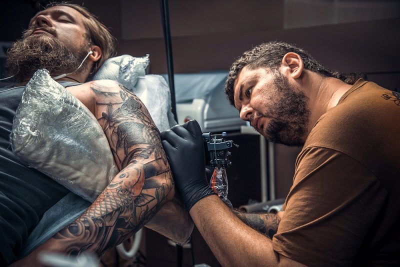 Getting Tattooed