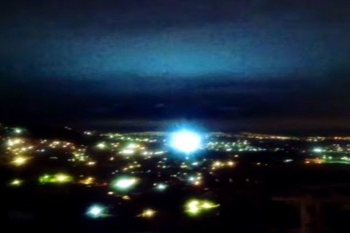 Mexico earthquake lights