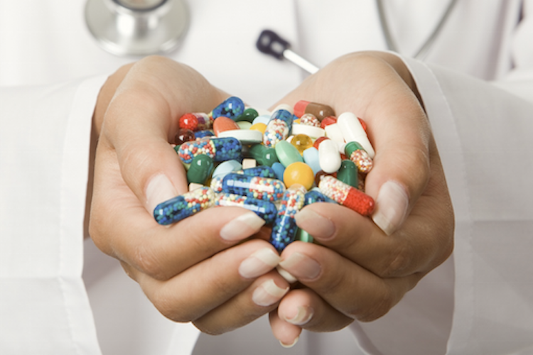 handful of pills