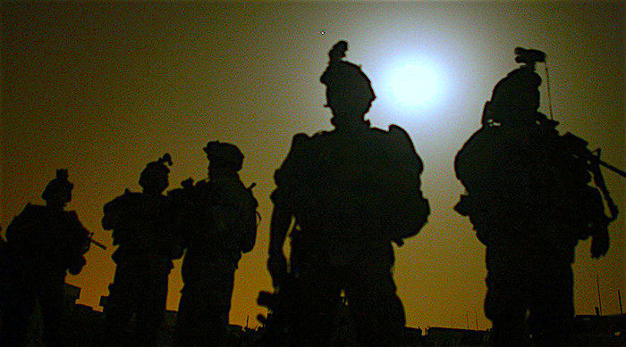 military silhouettes