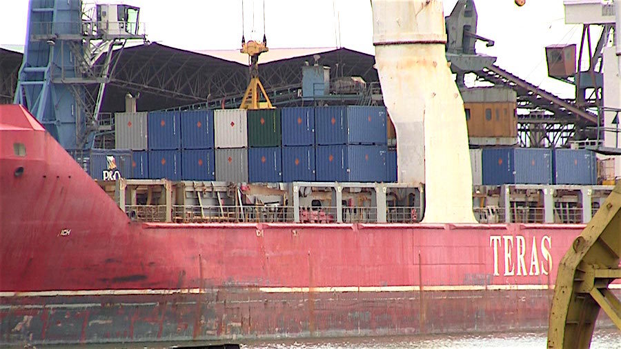Click to enlarge Supply ship