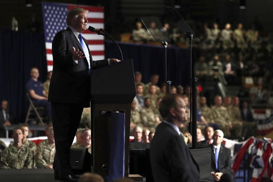 trump speech afghanistan