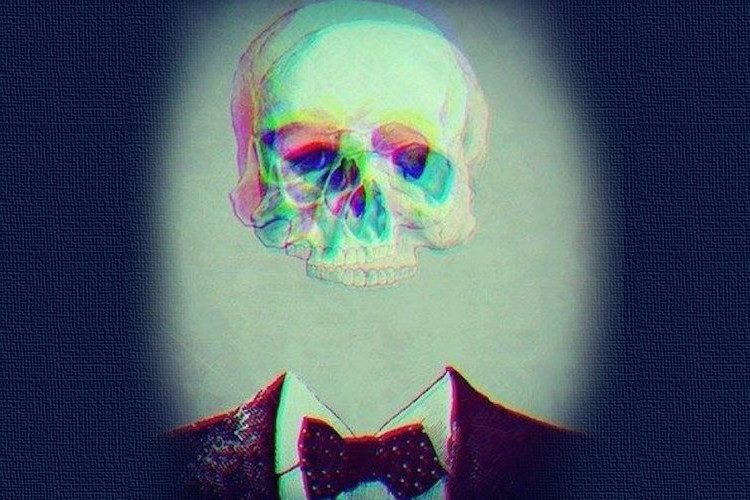 Click to enlarge skeleton head