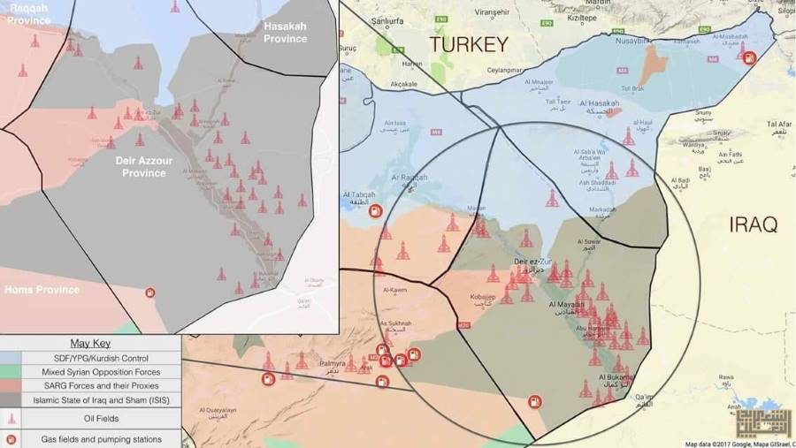 Eastern Syria oil fields