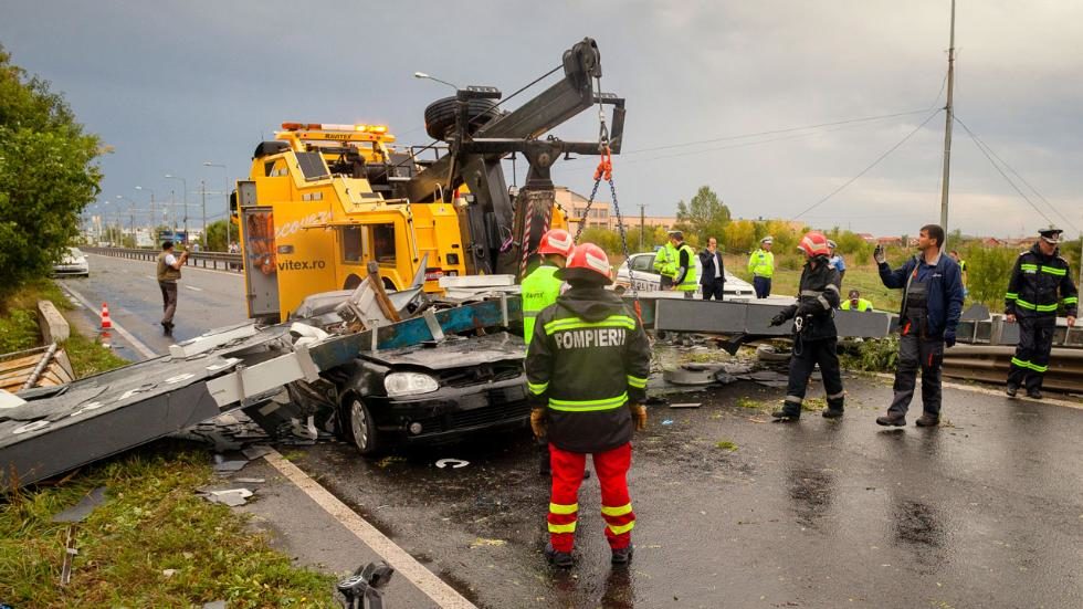Romania storm damage