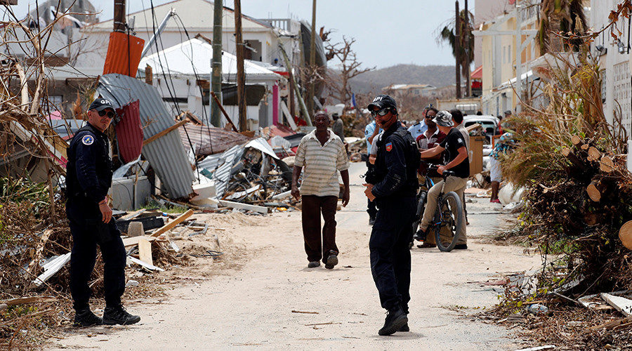 St. Martin hurricane Irma damage Maria