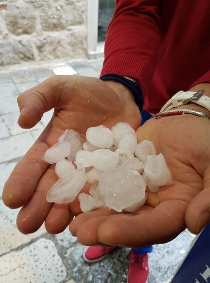 hailstones
