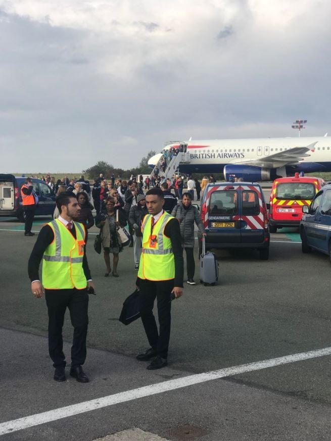 BA flight evacuation