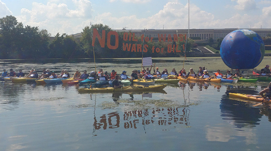 Kayaking activists