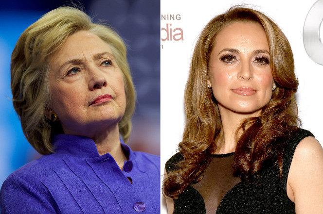 Hillary Clinton and Jedediah Bila