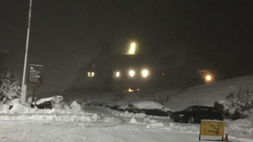 Timberline Lodge had several inches of snow on the ground on Tuesday, September 19, 2017.