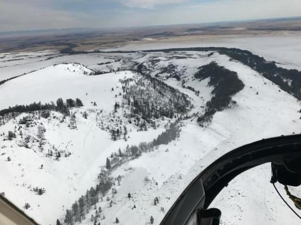 Reconnaissance flight on Sept. 17 for the Blacktail Fire in the Crazy Mountains