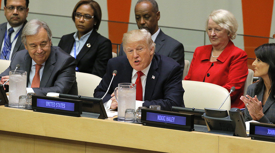 Click to enlarge Trump United Nations