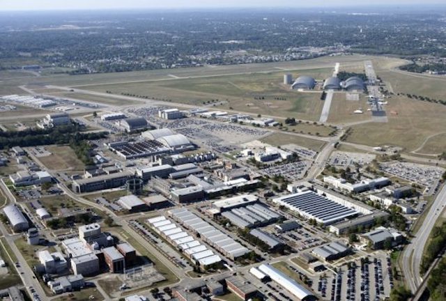 Aerial view of Wright-Patterson AFB