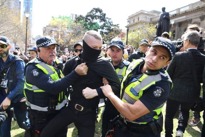 protester arrest