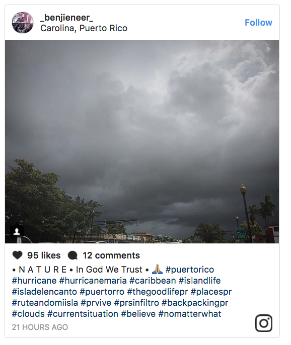 hurricane maria caribbean