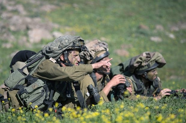 Israel soldiers Golan Heights