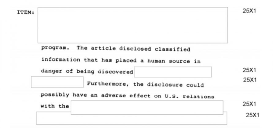 CIA document