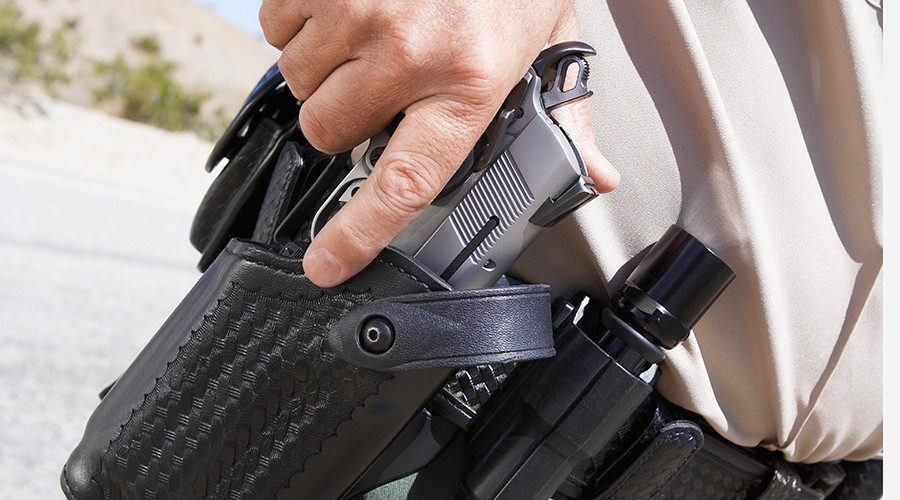 police cop gun holster