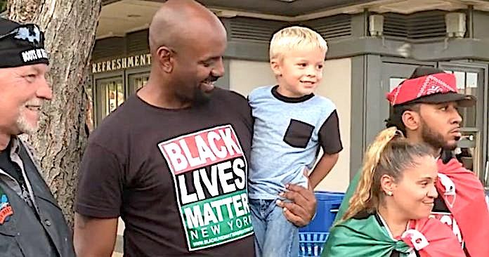 BLM tshirt guy kid