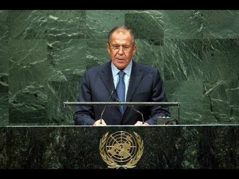 lavrov UN Trump