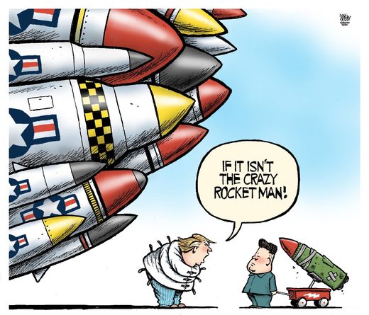 rocket man cartoon