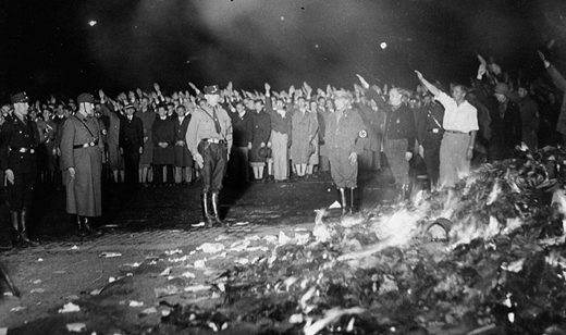 nazi book burning