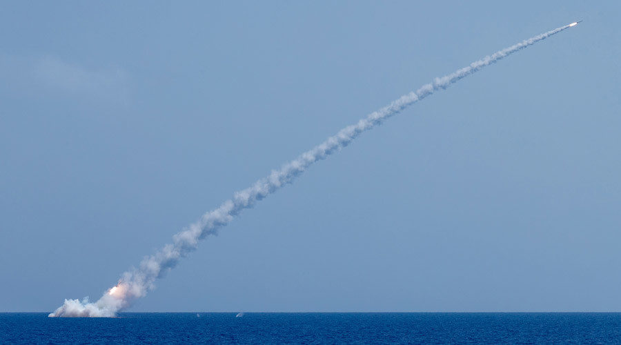 Click to enlarge Launching Kalibr cruise missiles