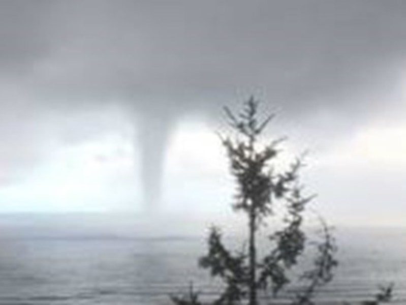 Netarts, OR waterspout