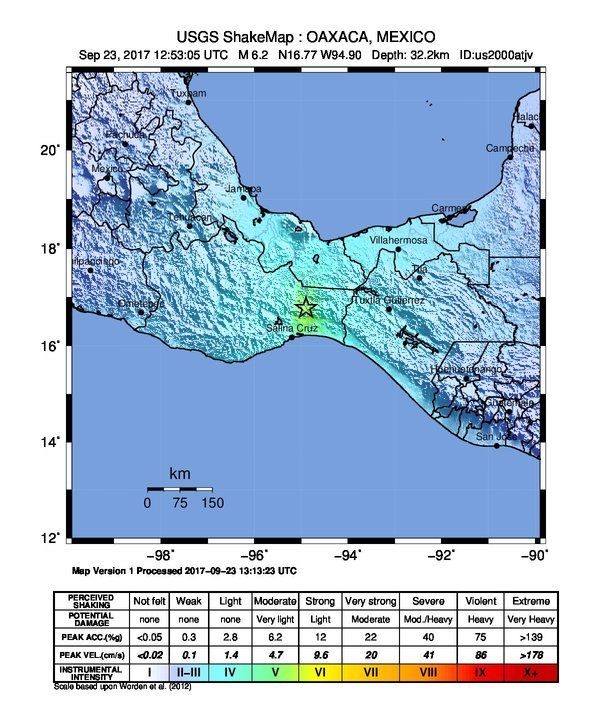 MAP EARTHQUAKE