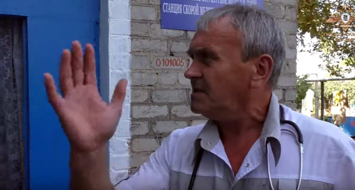 Doctor of an ambulance in Trudovskie