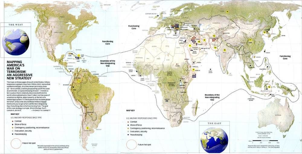 Click to enlarge Pentagon map