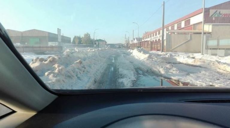 Intense hailstorm in Teruel, Spain