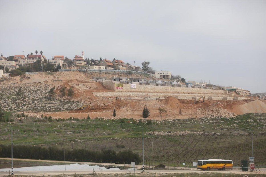 Click to enlarge illegal settlement West Bank