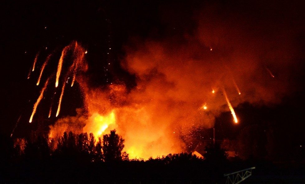 donetsk explosion